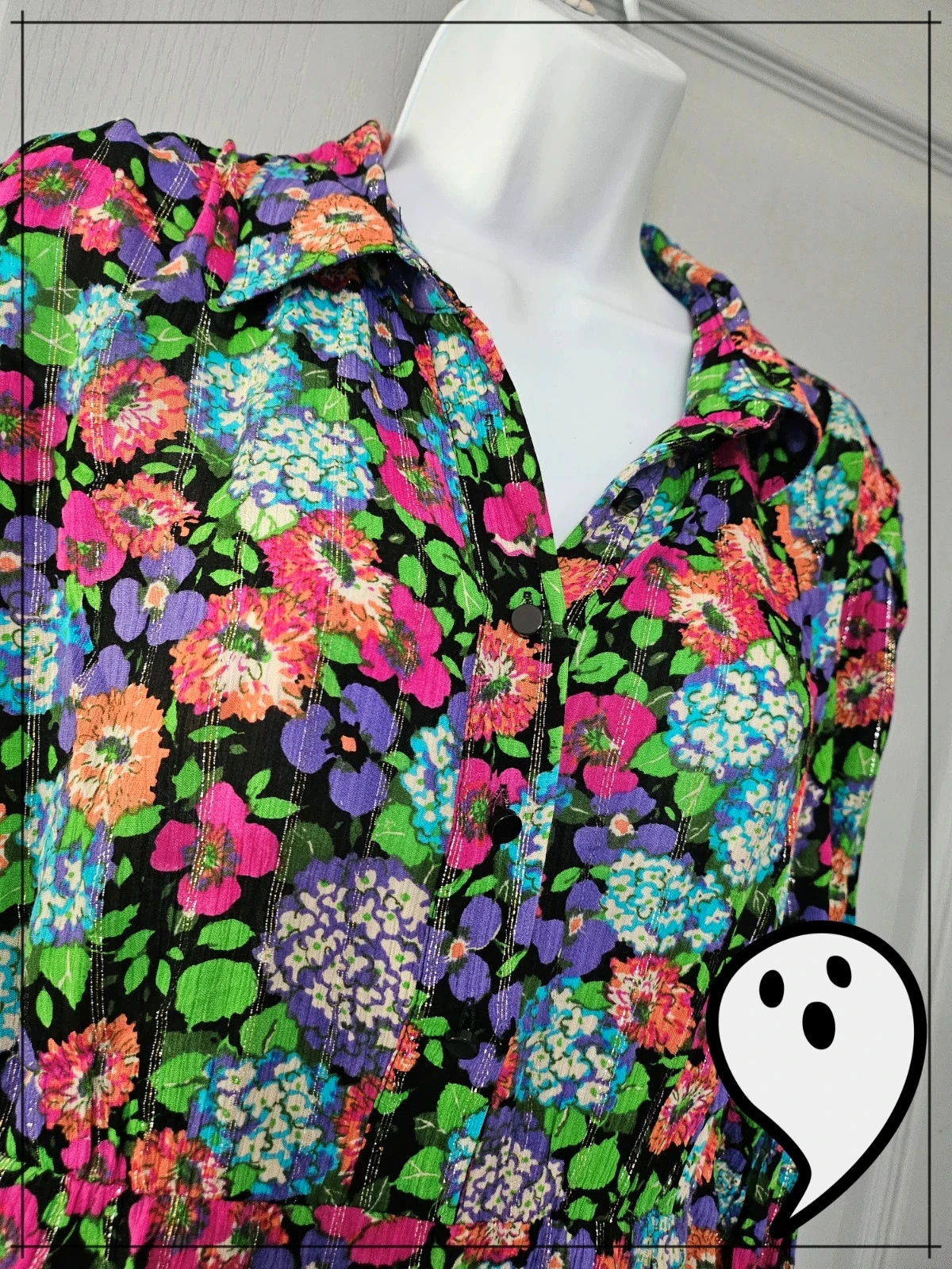 Vestido babydoll ba&sh floral T3 L colorido fluido – photo 2